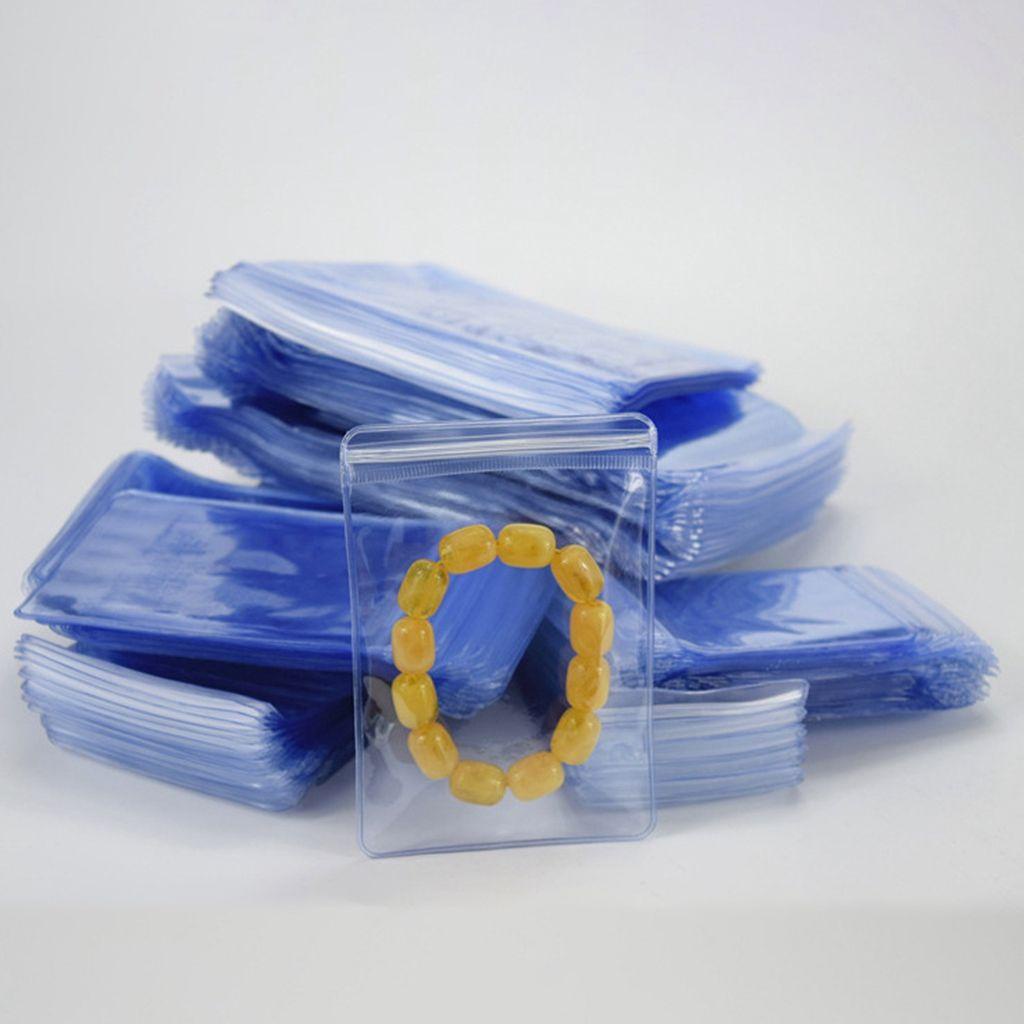 DANILO Túi Đựng Đồ Bằng PVC Trong Suốt Chống Nước Có Khóa Lồi Tiện Dụng