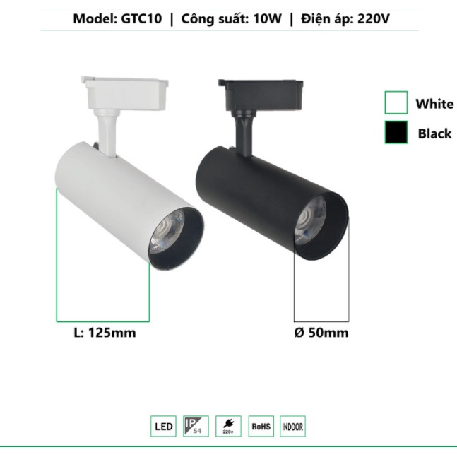 Đèn rọi ray 10W