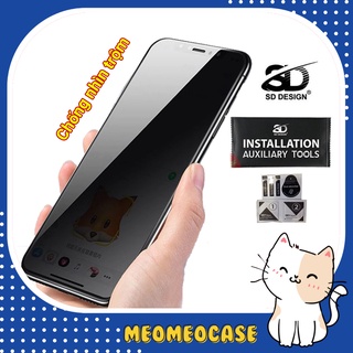 Cường lực chống nhìn trộm iphone [LOẠI CAO CẤP] full màn, đủ size 6/6plus/6splus/7/7plus/8/8plus/.../12/12ProMax