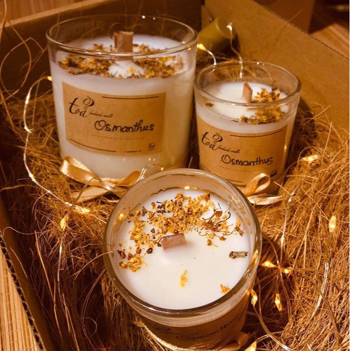 Nến nước hoa Osmanthus | Tỏa Handmade Candle