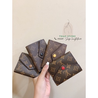 ⚠️ 𝐀̉𝐍𝐇 𝐓𝐇𝐀̣̂𝐓 - Ví chữ L cúc màu [Fullbox]