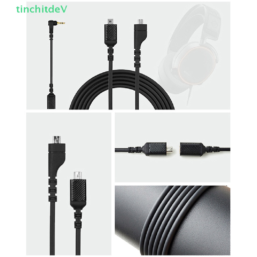 Dây Cáp Chuyển Đổi Âm Thanh 8Pin Thay Thế Chuyên Dụng Cho Steelseries Arctis 3 5 7 Pro