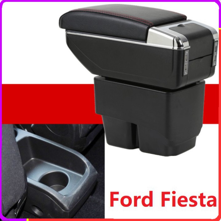 Sản Phẩm Hộp tỳ tay ô tô Ford Fiesta tích hợp 7 cổng USB