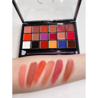 Bảng son Carmela-bảng Dupe Anastasia siêu lì mịn