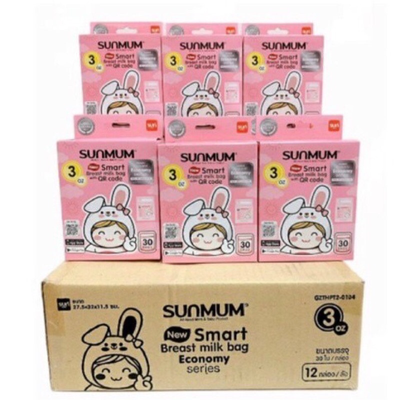 Túi trữ sữa Sunmum Thái Lan 100ml và 250ml