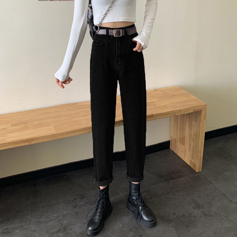 Quần jean baggy nữ bigsize lưng cao cạp cao MUP Bigsize JB02