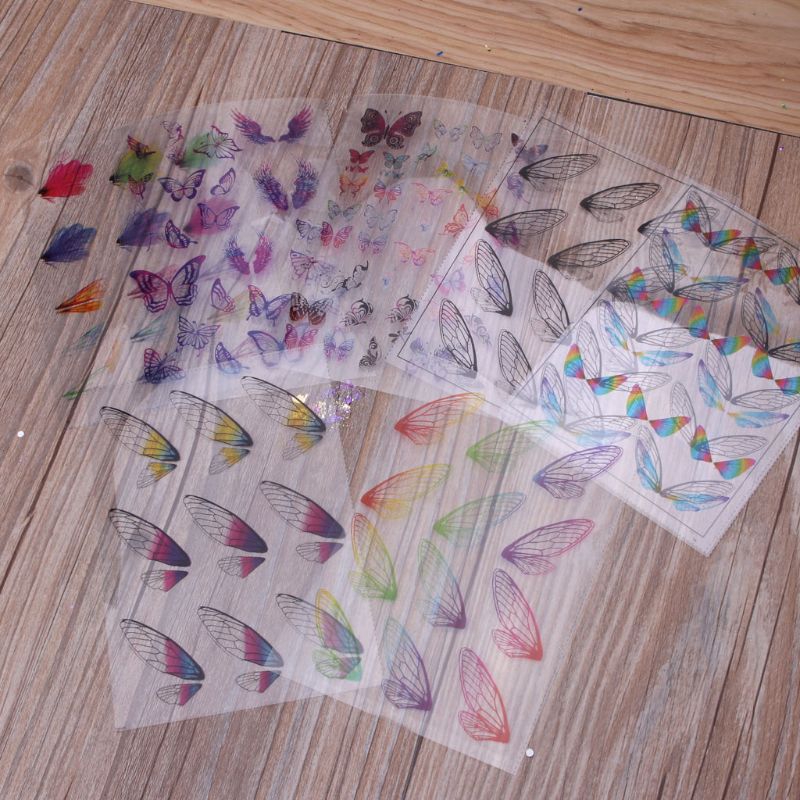 Set 8 Khuyên Tai Hình Chuồn Chuồn Đính Đá Sang Trọng Quý Phái