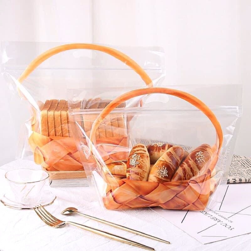 túi zip hình giỏ quà