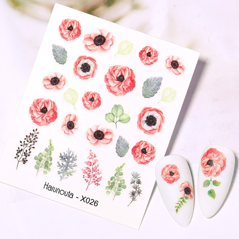 Tờ Sticker Nước Harunouta Dán Móng Tay Nghệ Thuật Thời Trang Mùa Hè