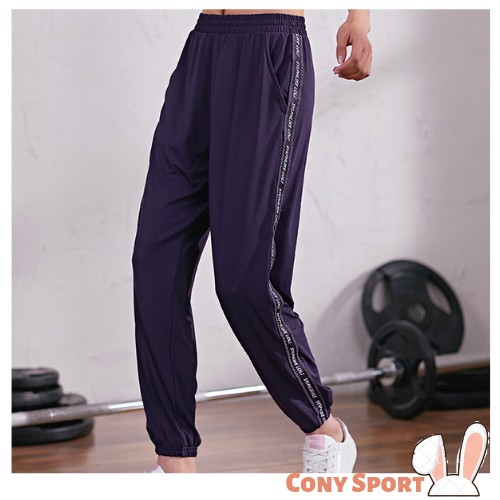 Quần dài Jogger có túi thể thao nữ Transcd (Tập Gym,Yoga)(Không Áo) II NAM CONY SPORT