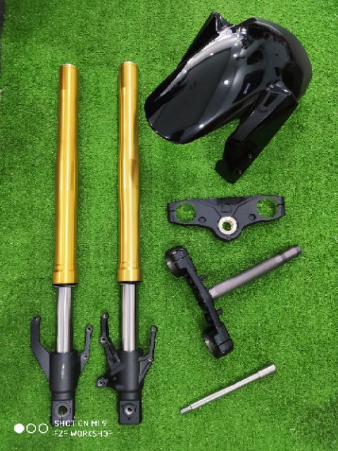 Phuộc usd cb190 full bộ canh sẵn cho Fz150 Fz155 , su gsx r,s , cbr