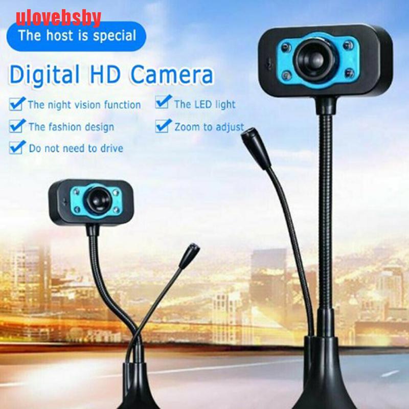 Webcam Usb 2.0 Hd Kèm Mic Cho Máy Tính