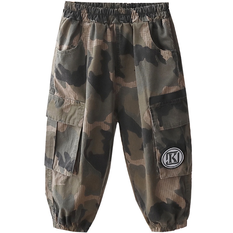 QB260 - Quần jogger rằn ri sz 100-150, quần kaki thời trang cho bé thu đông 2022