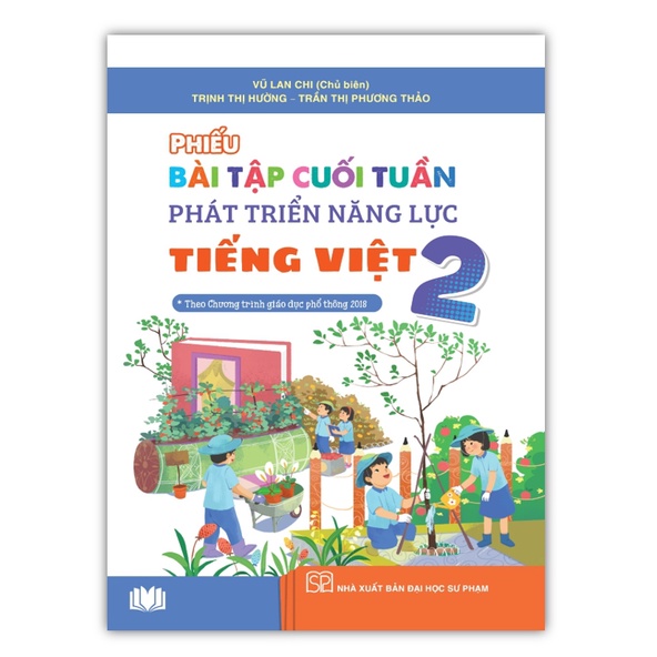 Sách - Combo Phiếu bài tập cuối tuần phát triển năng lực Toán + Tiếng Việt lớp 2 ( cánh diều )