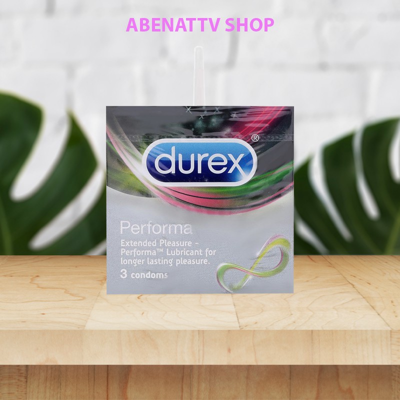 [GIÁ SỈ] BAO CAO SU DUREX PERFOMA KÉO DÀI THỜI GIAN QUAN HỆ HỘP 3C CHẤT LIỆU CAO SU THIÊN NHIÊN AN TOÀN CHÂT LƯỢNG