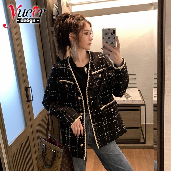 Áo Khoác Cổ Chữ V Phong Cách Retro Pháp Cho Nữ | BigBuy360 - bigbuy360.vn