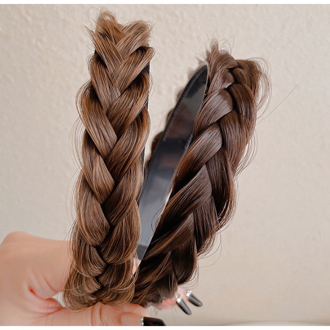 Băng Đô Cài Tóc Giả Xương Cá Thời Trang Phong Cách Hàn