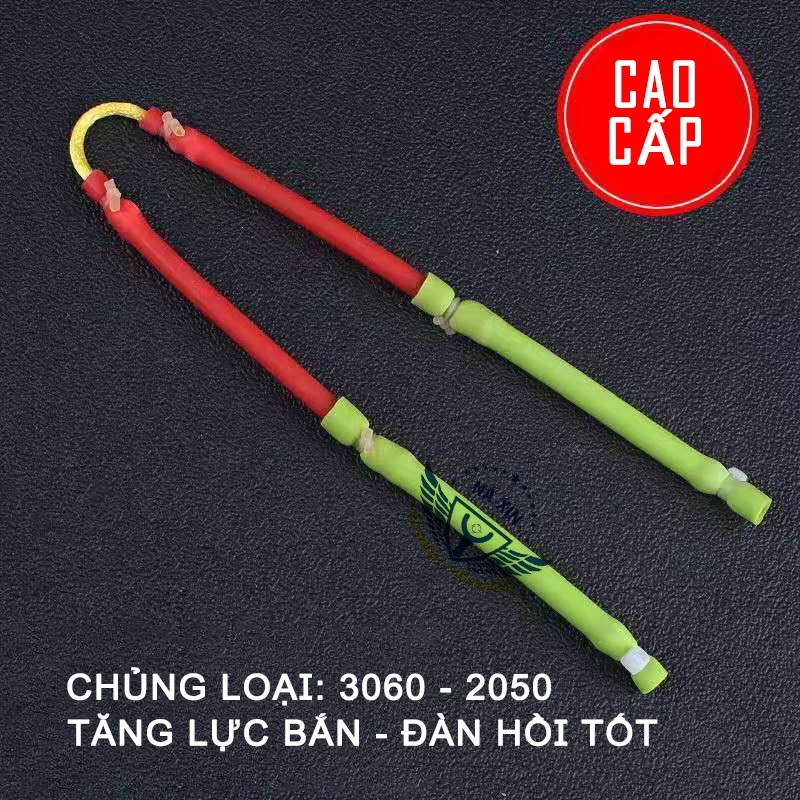 [Giá Sốc] Dây thun cao su tròn ống làm ná cao su bắn cá, Mã 3060 - 2050, hàng cao cấp 2 dây lồng vào nhau