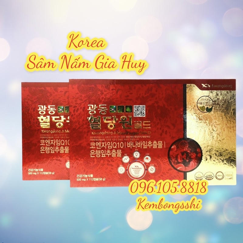 [HÀNG MỚI VỀ] Viên Uống Ổn Định Huyết Áp, Tiền Đình, Tiểu Đường, Mỡ Máu Hàn Quốc