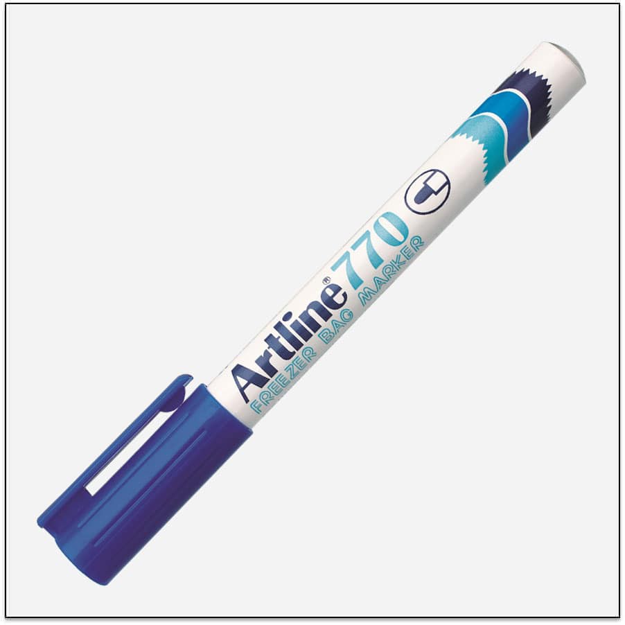 Bút viết bao bì thực phẩm Artline EK-770 - Màu xanh dương (Blue)