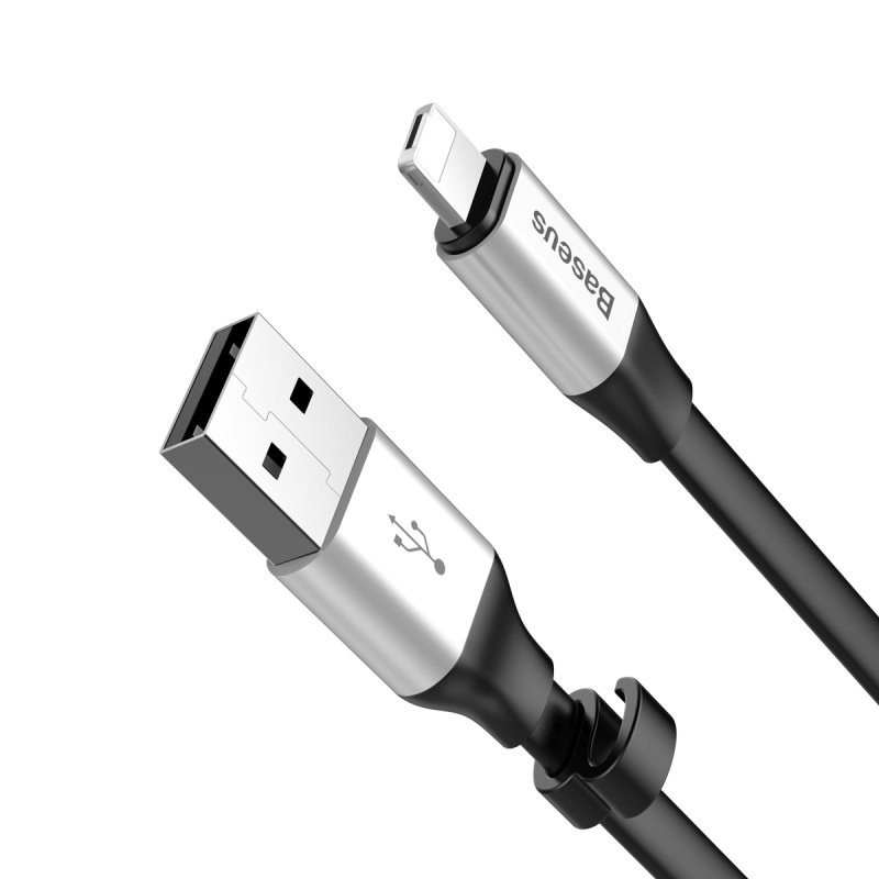 Cáp Sạc Baseus chính hãng đa năng 2 In 1 Micro Usb – Lightning Dài 23cm