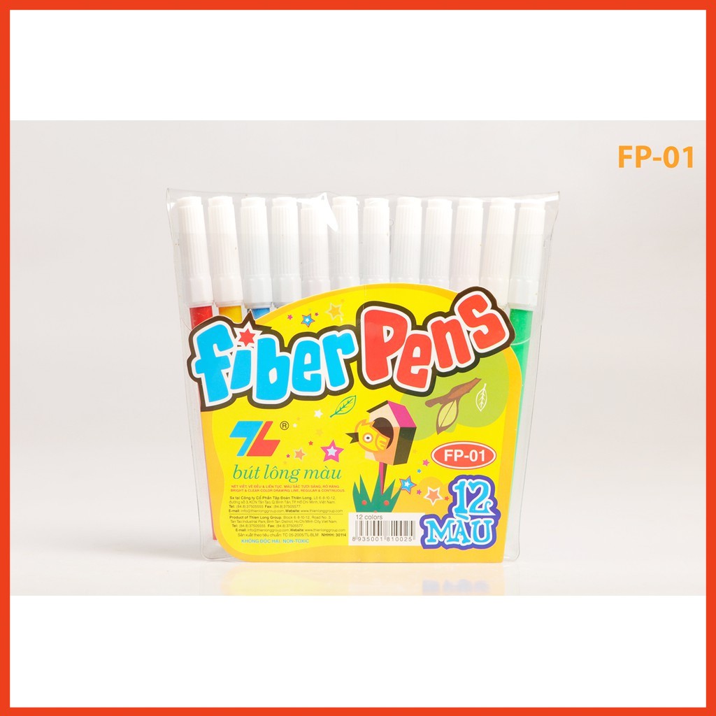 Bút Lông Màu❣️FREESHIP❣️Bút Dạ 12 Màu FP01