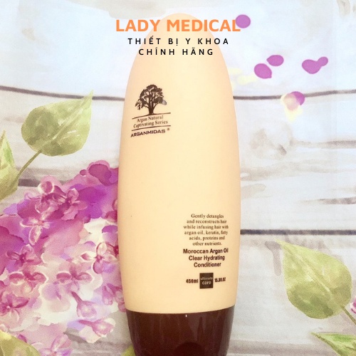 [Chính hãng] [Siêu rẻ] BỘ DẦU GỘI và DẦU XÃ ARGANMIDAS CANADA SIÊU MƯỢT 450ml LadyMedical