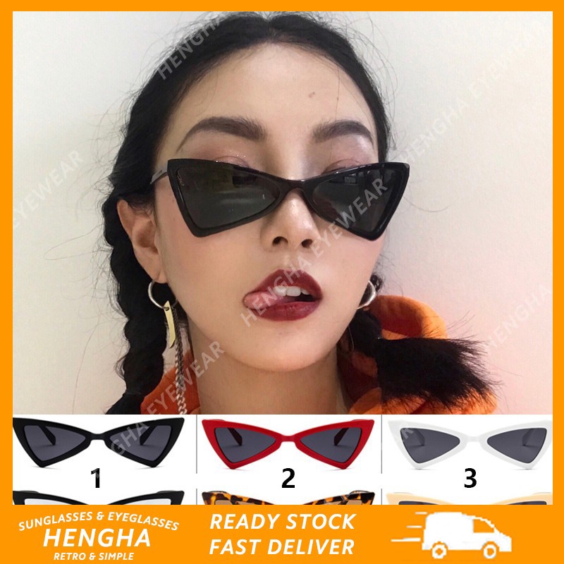 Kính mát mắt mèo phong cách retro Hàn Quốc