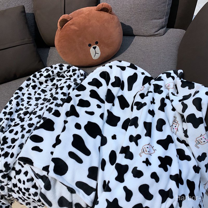 Chăn nhung san hô flannel họa tiết hoạt hình xinh xắn chất lượng nhiều kiểu tùy chọn