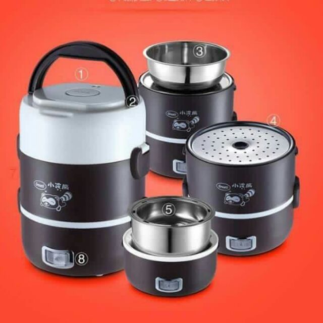 Nồi cơm điện mini 3 tầng đa năng