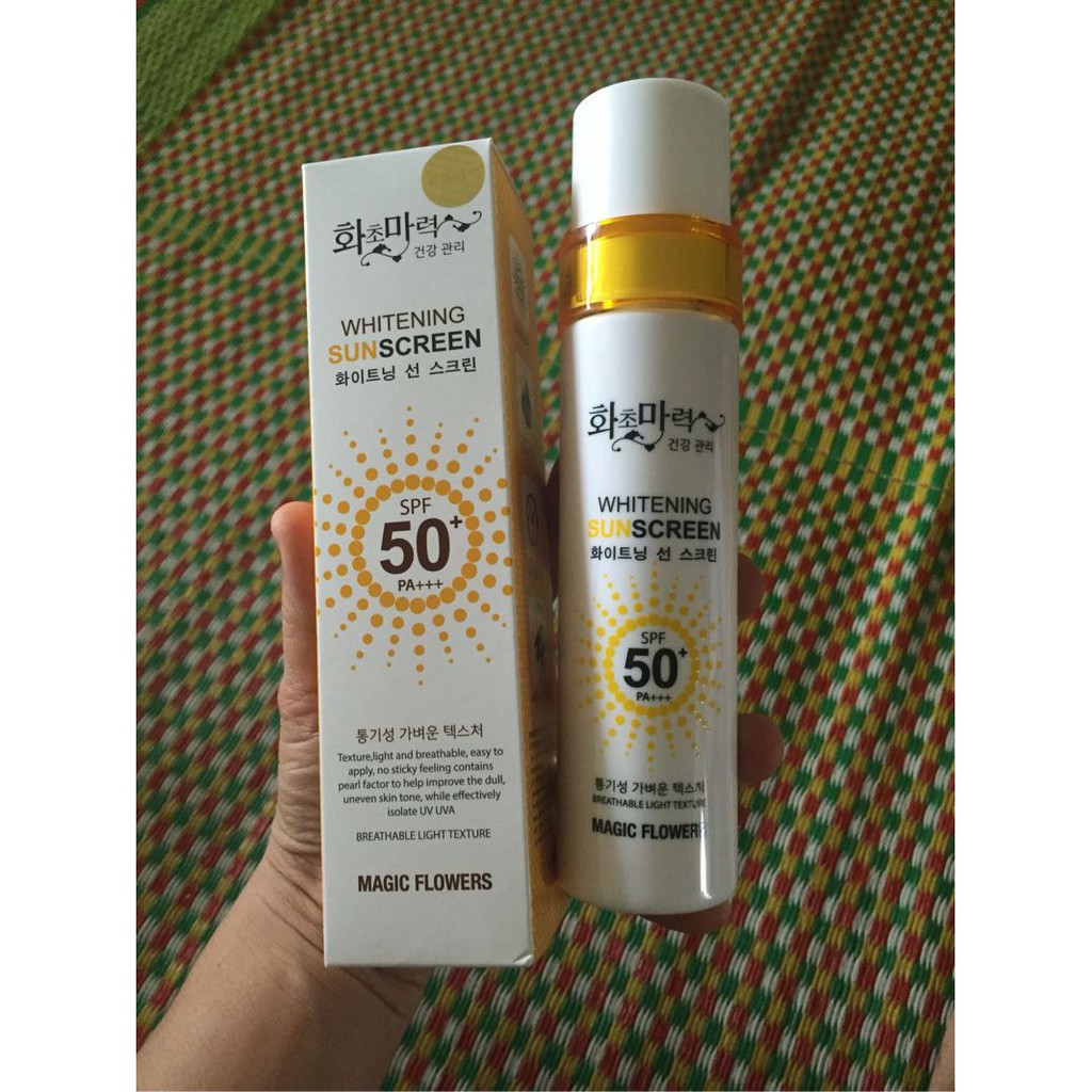 Kem chống nắng trắng da Whitening Sunscreen Hàn Quốc 150ml