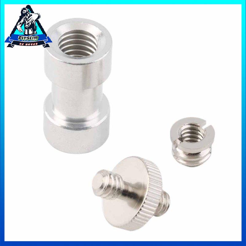 [Fitslim] 1/4&quot; to 3/8&quot; Thread Screw Mount Camera Tripod Light Stand Converter Adapter