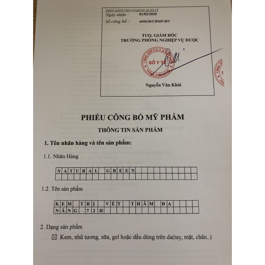 Kem dầu cá mờ thâm mụn làm lành vết thương . . | BigBuy360 - bigbuy360.vn