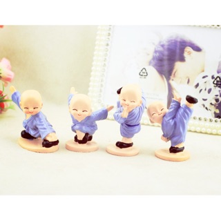 Bộ 4 chú tiểu múa võ cực đáng yêu
