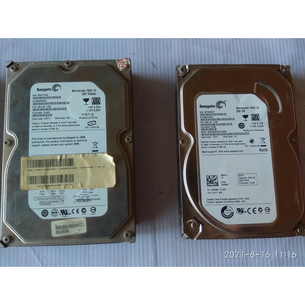 Ổ cứng Wd Seagate HDD 250GB 250GB