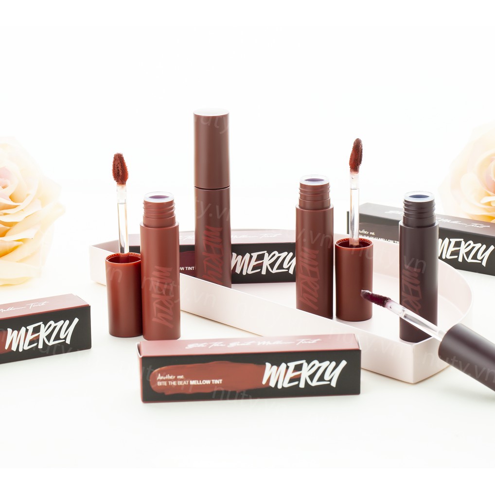 Son Kem Lì, Siêu Mịn Merzy Bite The Beat Mellow Tint #M2