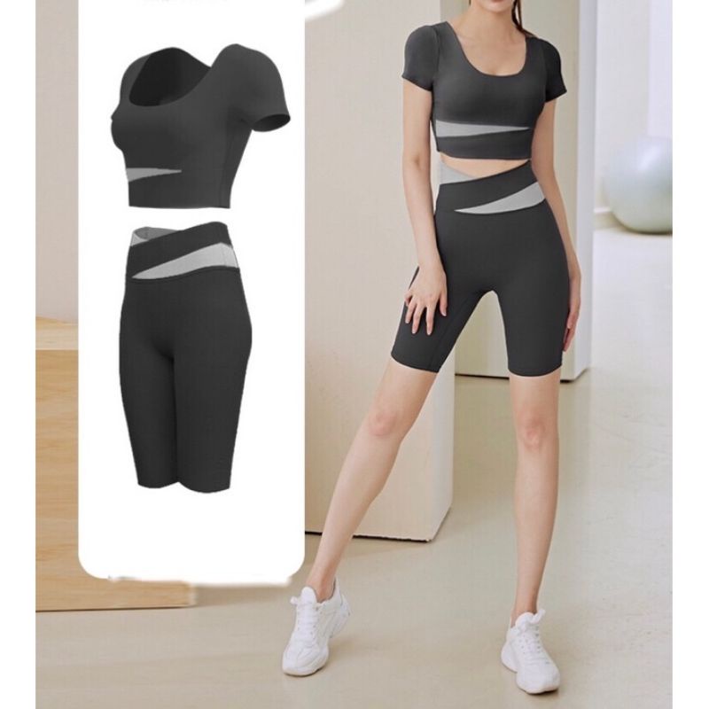 bộ đồ ngố tập gym yoga nữ dễ thương