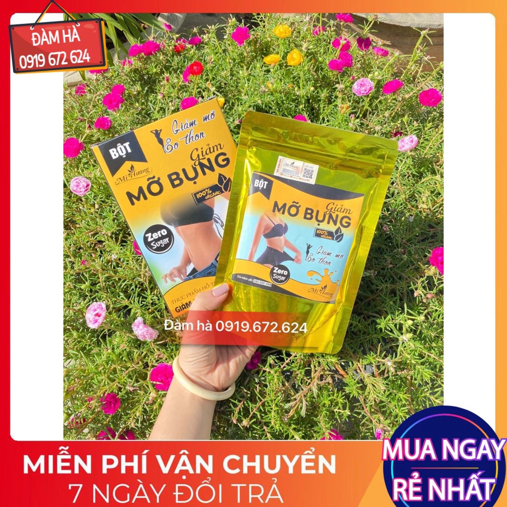 bột giảm mỡ bụng mị hương - bột giảm cân mị hương chính hãng