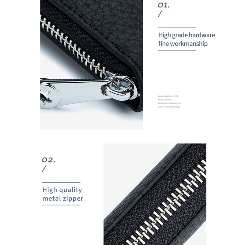 Ví Đựng Thẻ Nhiều Ngăn Có Khóa Kéo Thời Trang YOUYO