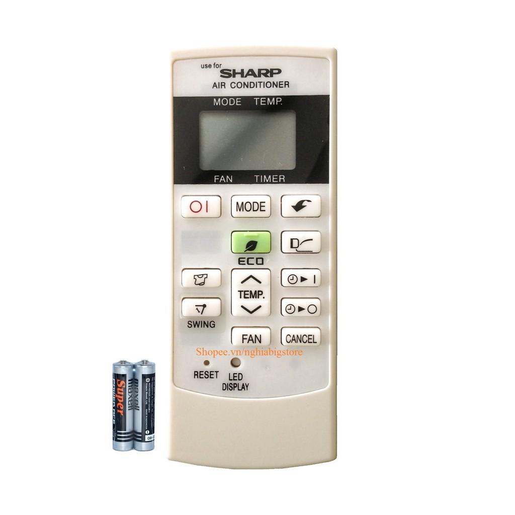 Remote Điều Khiển Máy Lạnh SHARP, Điều Hòa CRMC-A880JBEZ