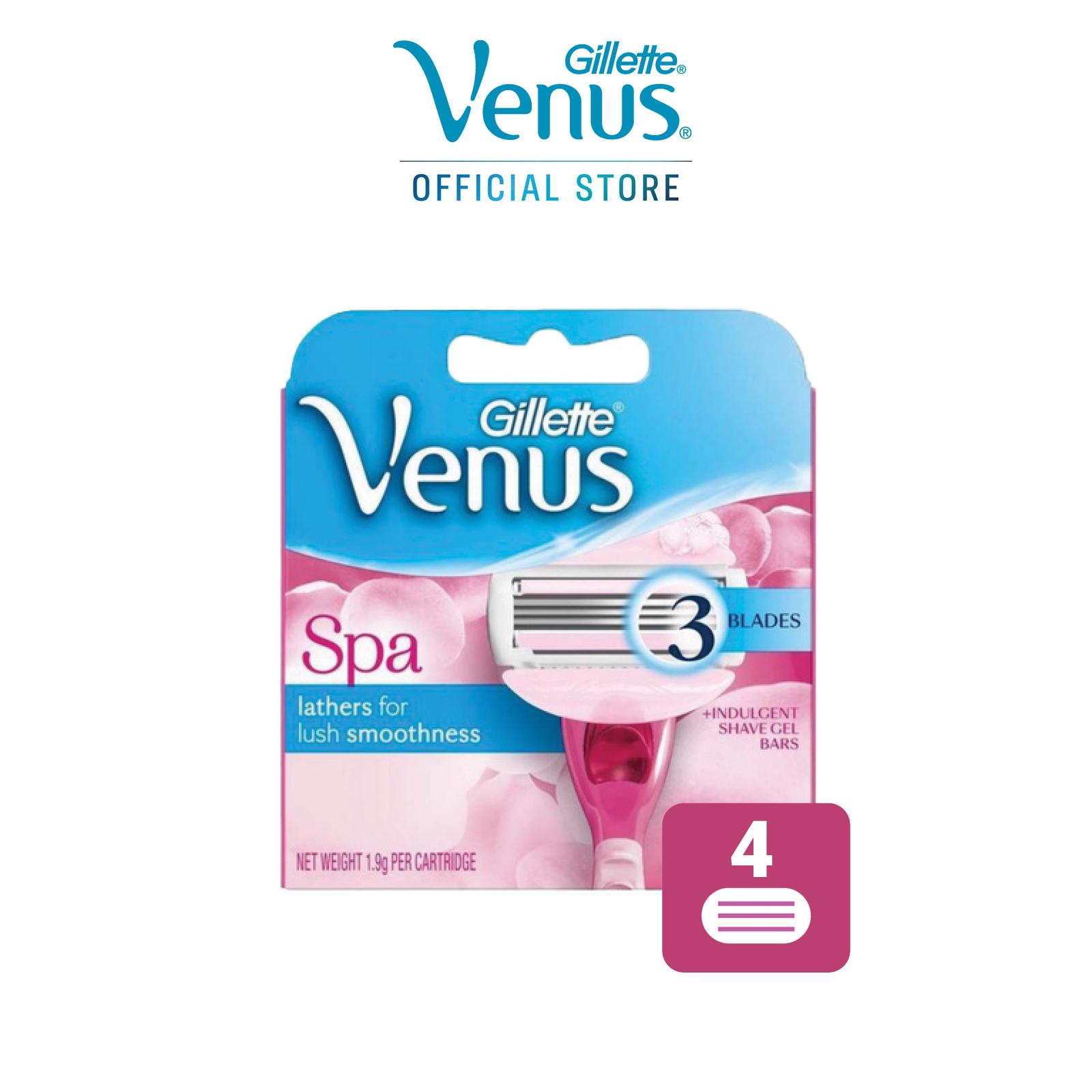 [Mã FMCGMALL -8% đơn 250K] Bộ 4 Lưỡi Dao Gillette Venus 3