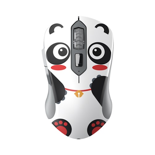 Chuột không dây hình thú Dareu LM115G Multi Color, 4 hình thú Sheep/ Panda/ Dragon/ Lion - Chính hãng, bảo hành 2 năm