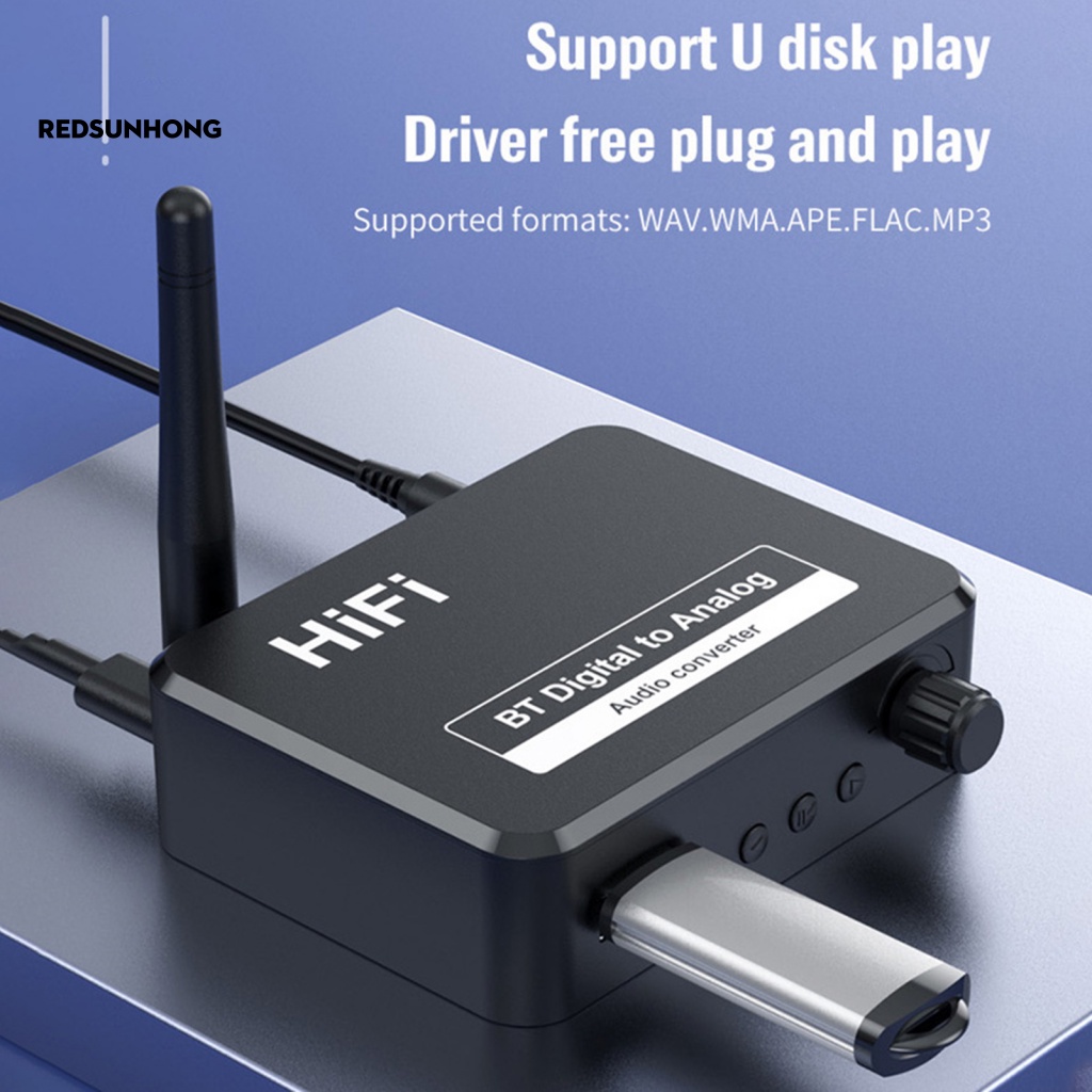 Bộ Chuyển Đổi Âm Thanh Kỹ Thuật Số Bluetooth 5.1 Sang Analog RCA Chống Nhiễm Trùng