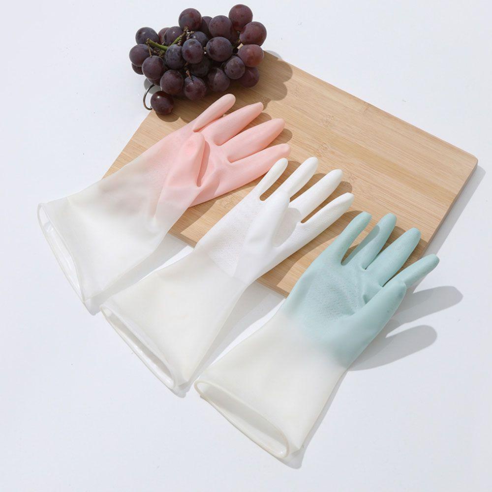 Găng Tay Cao Su Silicone Chống Trượt Có Thể Tái Sử Dụng Dùng Rửa Chén