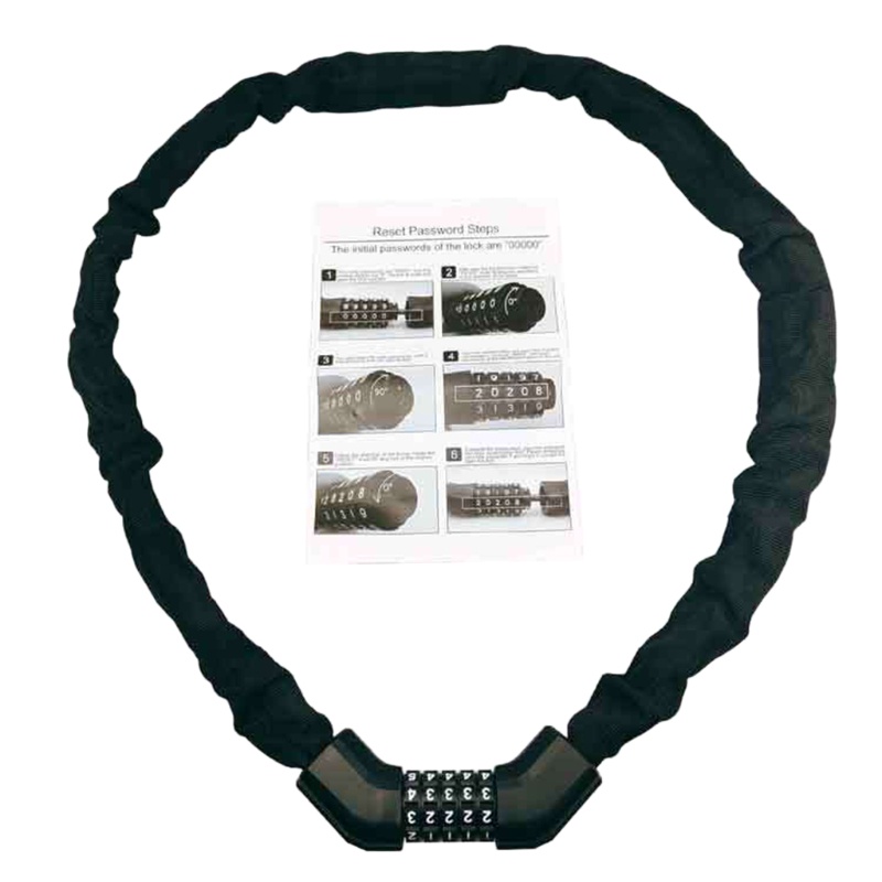 QQ Dây Khóa Xe Đạp Mật Khẩu 5 Chữ Số