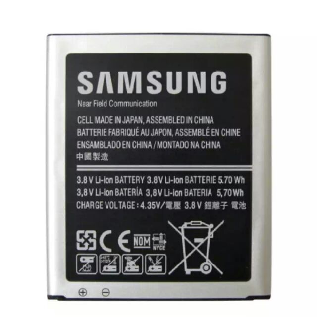 Pin điện thoại Samsung Galaxy S3 Mini i8190; Trend S7560Trend Plus S7580; Galaxy V G313 1500mAh bảo hành 6 tháng