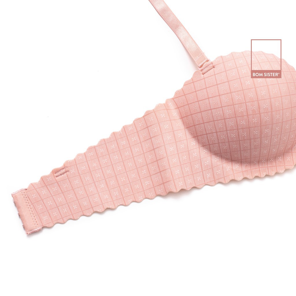 [Mã FARSBRBOM1 giảm 10% đơn 99K] Áo Lót Mút Mỏng Cúp Ngang Su Đúc Caro Không Gọng Siêu Nâng BOM SISTER A9960 | BigBuy360 - bigbuy360.vn