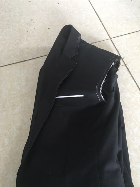 Áo Vét nam sezi s pha ve