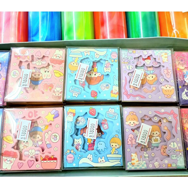 Giấy xếp con hạt dạ quang 100to