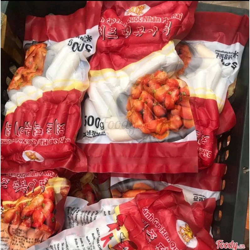 Bánh gạo, bánh gạo phô mai nấu tobboki 500gr,sốt nấu tobboki 1kg